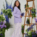 The Musim Collection Women Boxy Top Lilac - Umbi