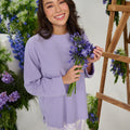 The Musim Collection Women Boxy Top Lilac - Umbi