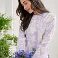 The Musim Collection Women Boxy Top Winter Print - Umbi