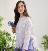 The Musim Collection Women Boxy Top Winter Print - Umbi