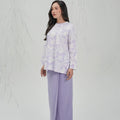 The Musim Collection Women Boxy Top Winter Print - Umbi