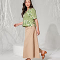 The Musim Collection Women Casual Top Borneo Print - Umbi