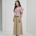 The Musim Collection Women Casual Top Harvest Print - Umbi