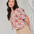 The Musim Collection Women Casual Top Harvest Print - Umbi