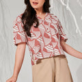 The Musim Collection Women Casual Top Harvest Print - Umbi