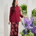 The Musim Collection Women Classic Skirt Autumn Print - Umbi