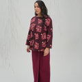 The Musim Collection Women Classic Skirt Burgundy - Umbi