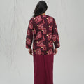 The Musim Collection Women Classic Skirt Burgundy - Umbi