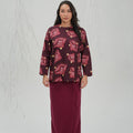 The Musim Collection Women Classic Skirt Burgundy - Umbi