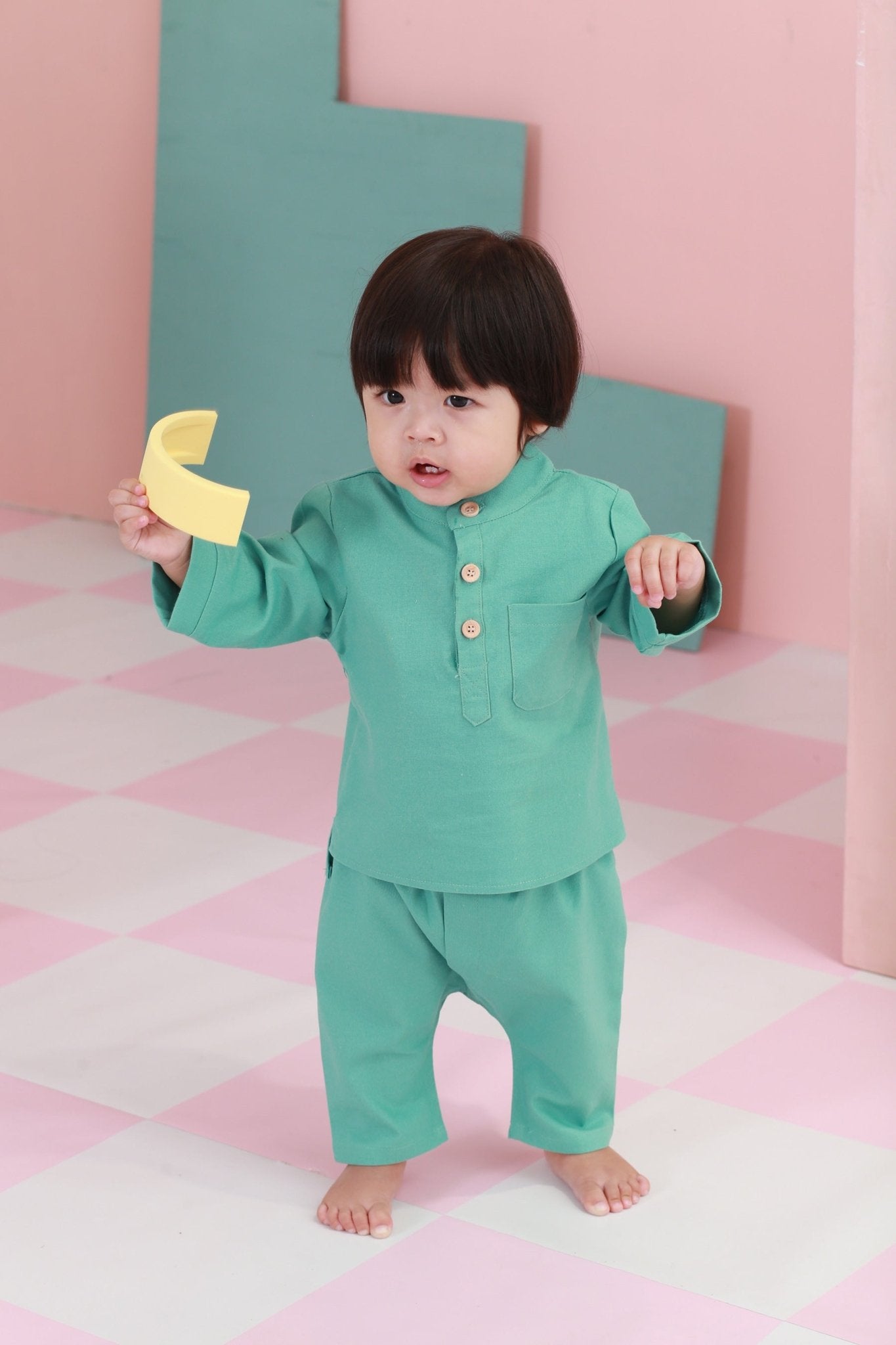 The Nikmat Collection Baby Baju Melayu Set Tiffany - Umbi