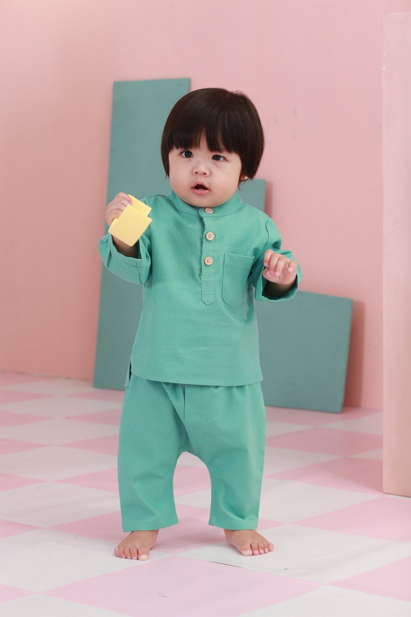 The Nikmat Collection Baby Baju Melayu Set Tiffany - Umbi
