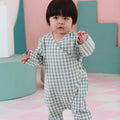 The Nikmat Collection Baby Kimono Jumpsuit Checked Tiffany - Umbi
