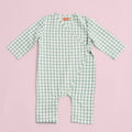 The Nikmat Collection Baby Kimono Jumpsuit Checked Tiffany - Umbi