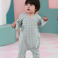 The Nikmat Collection Baby Kimono Jumpsuit Checked Tiffany - Umbi