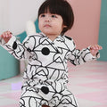 The Nikmat Collection Baby Kimono Jumpsuit Fuji Print - Umbi