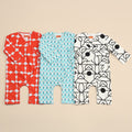 The Nikmat Collection Baby Kimono Jumpsuit Mint Drops Print - Umbi