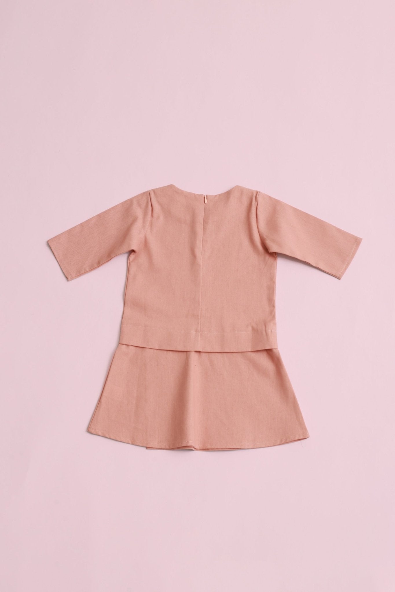 The Nikmat Collection Baby Kurung Dress Blush - Umbi