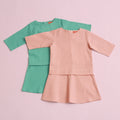 The Nikmat Collection Baby Kurung Dress Blush - Umbi