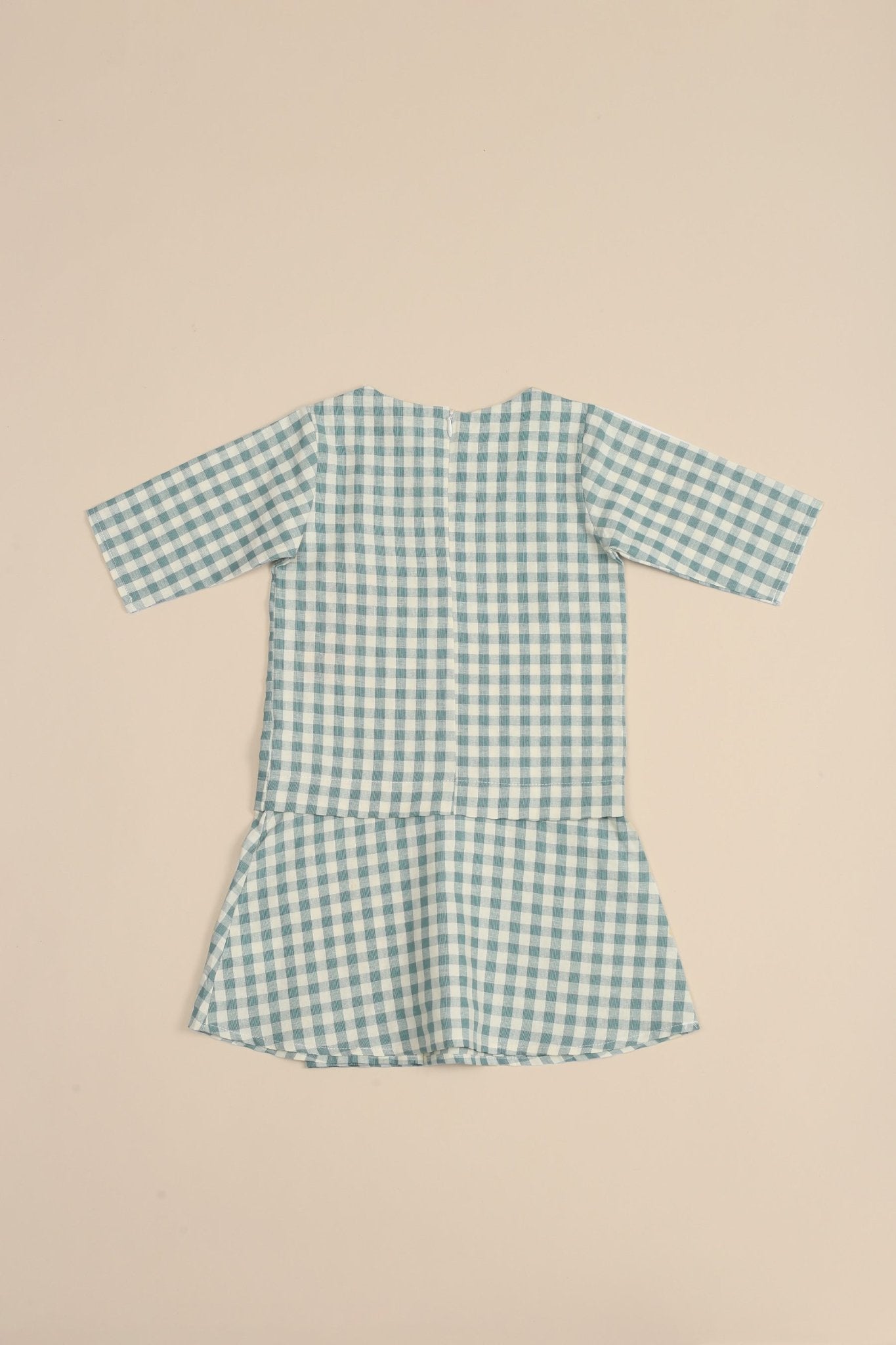 The Nikmat Collection Baby Kurung Dress Checked Tiffany - Umbi