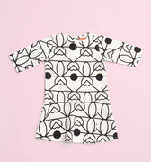 The Nikmat Collection Baby Kurung Dress Fuji Print - Umbi