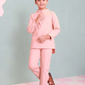 The Nikmat Collection Boy Baju Melayu Set Blush - Umbi