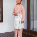The Nikmat Collection Boy Baju Melayu Set Blush - Umbi