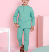 The Nikmat Collection Boy Baju Melayu Set Tiffany - Umbi