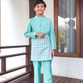 The Nikmat Collection Boy Baju Melayu Set Tiffany - Umbi