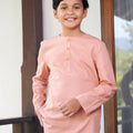 The Nikmat Collection Boy Kurta Top Blush - Umbi