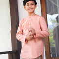 The Nikmat Collection Boy Kurta Top Blush - Umbi