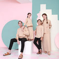 The Nikmat Collection Boy Kurta Top Checked Caramel - Umbi