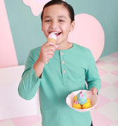 The Nikmat Collection Boy Kurta Top Tiffany - Umbi