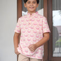 The Nikmat Collection Boy Short Sleeves Shirt Cupcake Print - Umbi