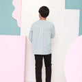 The Nikmat Collection Boy Teluk Belanga Top Checked Tiffany - Umbi