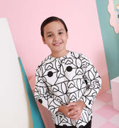 The Nikmat Collection Boy Teluk Belanga Top Fuji Print - Umbi
