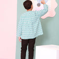 The Nikmat Collection Boy Teluk Belanga Top Mint Drops Print - Umbi