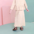 The Nikmat Collection Girl Classic Skirt Checked Caramel - Umbi