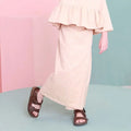 The Nikmat Collection Girl Classic Skirt Checked Caramel - Umbi