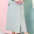 The Nikmat Collection Girl Classic Skirt Checked Tiffany - Umbi
