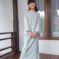 The Nikmat Collection Girl Classic Skirt Checked Tiffany - Umbi