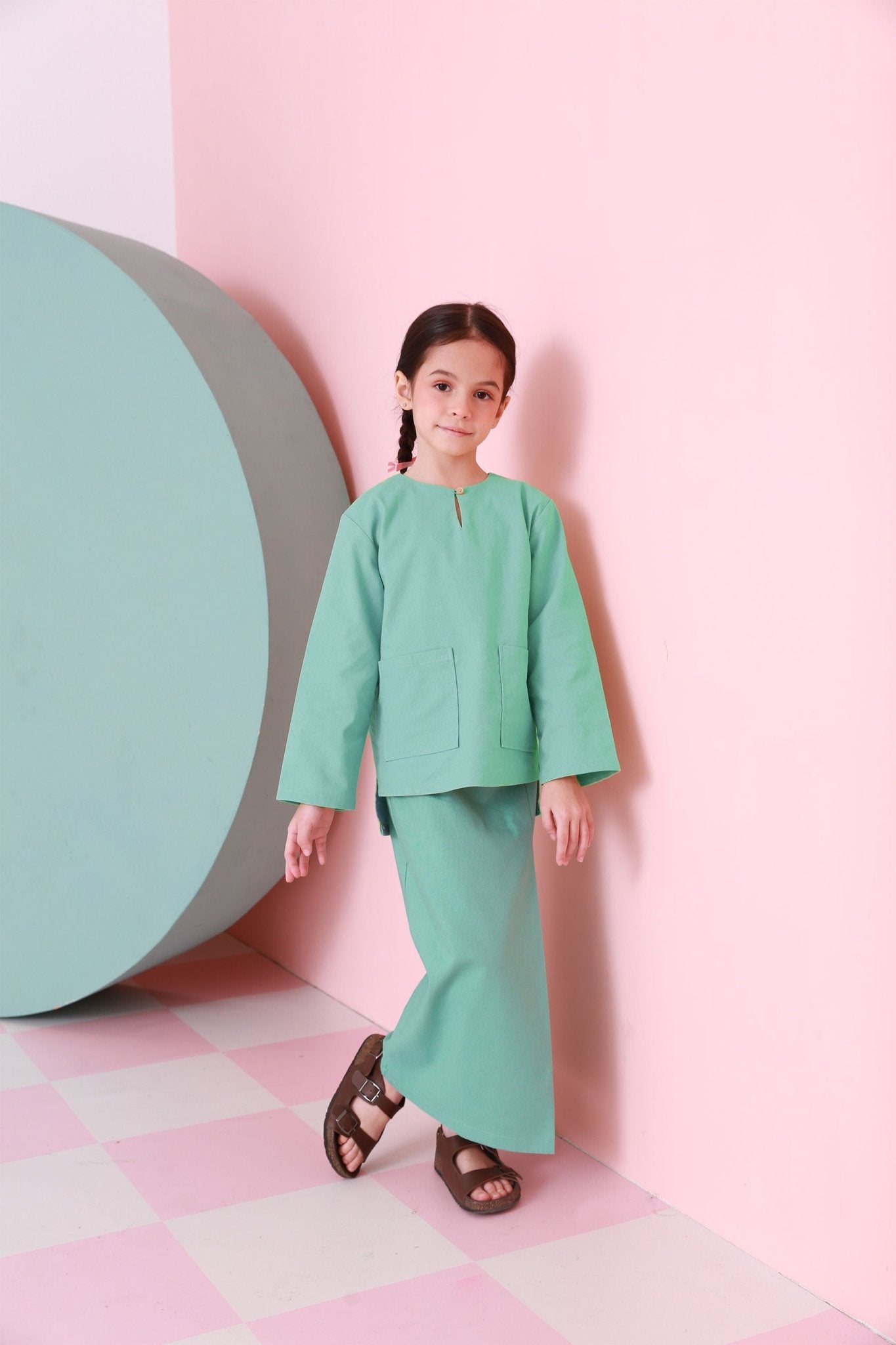 The Nikmat Collection Girl Classic Skirt Tiffany - Umbi