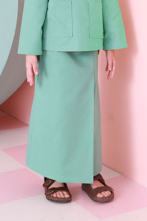 The Nikmat Collection Girl Classic Skirt Tiffany