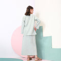 The Nikmat Collection Girl Kurung Top Checked Tiffany - Umbi