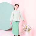 The Nikmat Collection Girl Kurung Top Checked Tiffany - Umbi