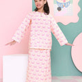 The Nikmat Collection Girl Kurung Top Cupcake Print - Umbi