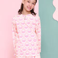 The Nikmat Collection Girl Kurung Top Cupcake Print - Umbi