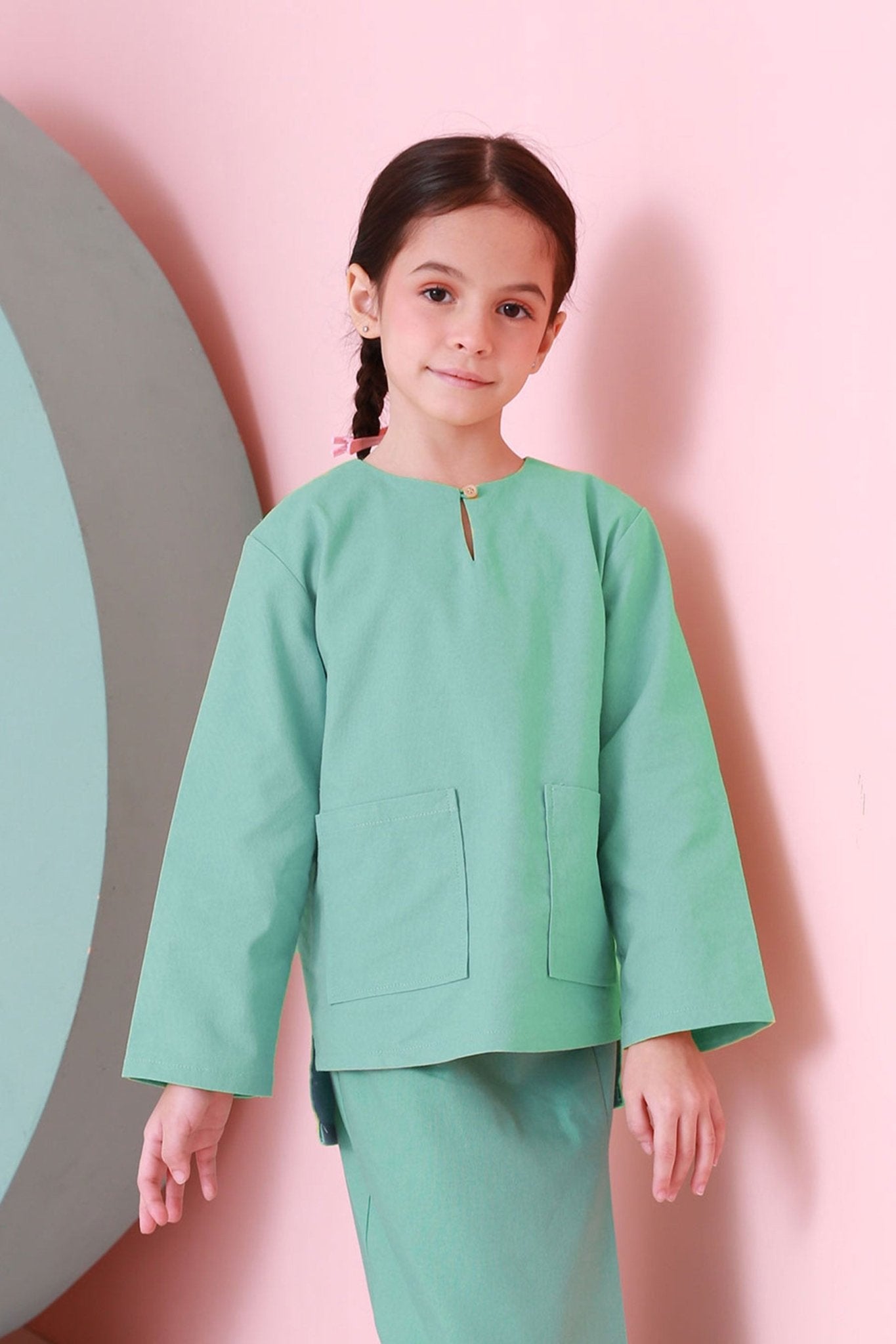 The Nikmat Collection Girl Kurung Top Tiffany - Umbi