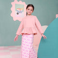 The Nikmat Collection Girl Petit Ruffle Blouse Blush - Umbi