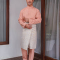 The Nikmat Collection Men Baju Melayu Set Blush - Umbi