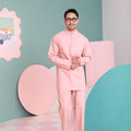 The Nikmat Collection Men Baju Melayu Set Blush - Umbi